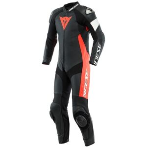 Tuta Moto Intera Dainese Tosa 1Pcs Traforata Nero Rosso Fluo taglia 58