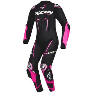 Tuta Moto Intera Donna Ixon VORTEX 3 LADY Nero Rosa Bianco taglia XS