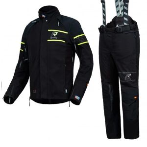 RUKKA - Giacca + pantaloni Pack Rapto-R Gore-Tex Nero / Giallo Fluo UNICA