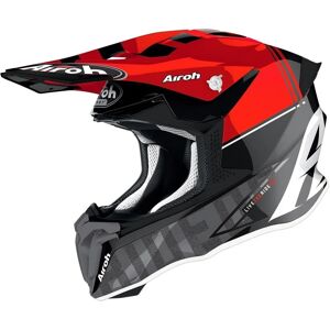 AIROH - Casco Twist 2.0 Tech Rosso Nero,Grigio,Rosso XS