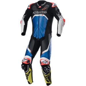 ALPINESTARS - Tute GP Tech V4 Professional Nero / Blue / Giallo Fluo Nero,Rosso,Blu,Giallo,Alta visibilità,Bianco 44