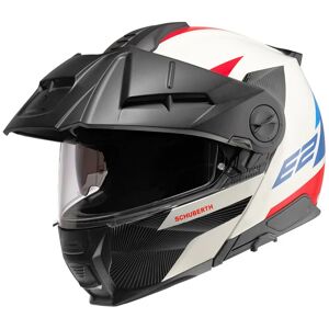 SCHUBERTH - Casco E2 Defender Bianco Rosso,Blu,Bianco L