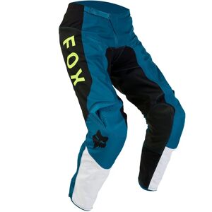 FOX - Pantaloni 180 Nitro Maui Blue Nero,Blu,Giallo,Alta visibilità,Bianco 34