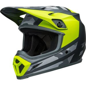 BELL - Casco MX-9 Mips Alter Ego Matte Hi-Viz / Camo Grigio,Giallo,Alta visibilità 2XL