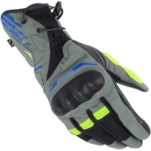 BERING - Guanti Bakundu Nero / Grigio / Blue / Fluo T12