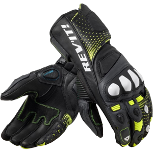 REV'IT! Guanti Moto  Control Nero-Giallo Neon