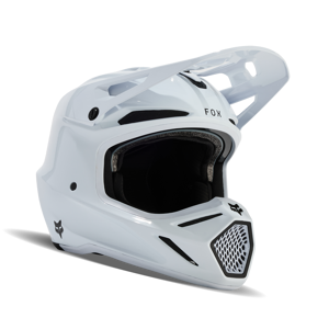 FOX Casco Cross  Racing V3 RS Carbon Bianco