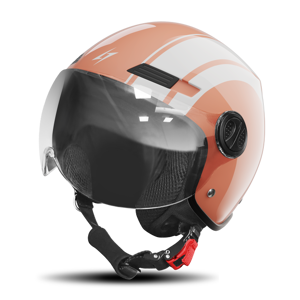 Stormer Casco Jet  Ride Arancio