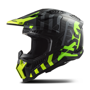 LS2 Casco Cross  MX703 X-Force Barrier Giallo Fluo-Verde