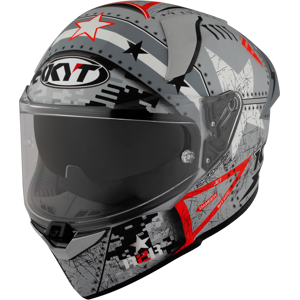 KYT Casco Integrale  R2R Max Assault Grigio Opaco