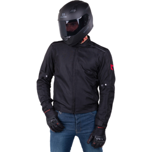 Course Giacca Moto  Vento Mesh Nera