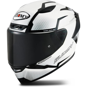 Suomy Casco Integrale  Track-1 Reaction Bianco-Nero