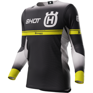 Shot Race Gear Maglia Cross Shot Aerolite Husqvarna Limited Edition 2024 Nera