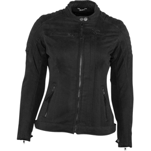 Rusty Stitches Giacca Moto Donna  Lauren V2 Nera