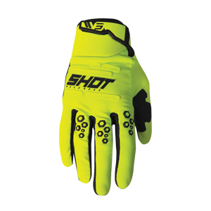 Shot Race Gear Guanti Cross Shot Vision Giallo Neon