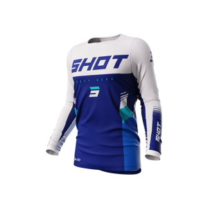 Shot Race Gear Maglia Cross Shot Tracer Blu