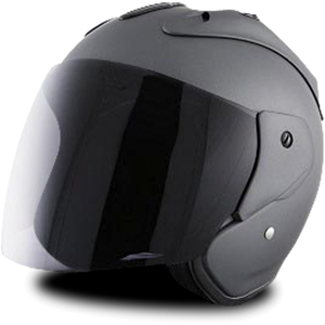 Stormer Casco Jet Sun Evo Grigio Opaco