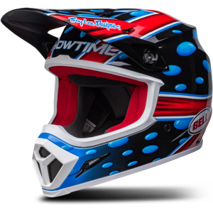 BELL Casco Cross  MX-9 Mips McGrath Showtime 23 Lucido Nero-Rosso