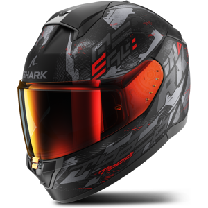 Shark Casco Integrale  Ridill 2 Molokai Mat Nero-Antracite-Rosso