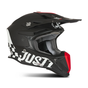 Just1 Casco Cross  J18 F Old School Nero