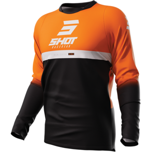 Shot Race Gear Maglia Cross Shot Reflex Arancio