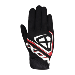 Ixon Guanti Moto  HURRICANE Nero-Bianco-Rosso