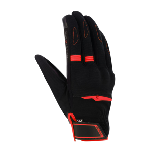 Bering Guanti Moto  Fletcher EVO Nero-Rosso