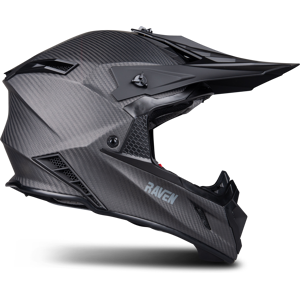 Raven Casco Cross  Ipsum Evo Carbonio Opaco