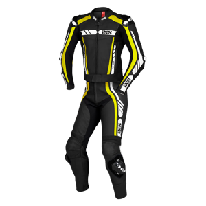 iXS Tuta in Pelle 2 Pezzi  RS-800 Nero-Giallo-Bianco