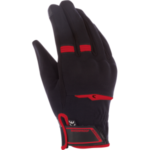 Bering Guanti Moto  Borneo EVO Nero-Rosso