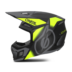 O'Neal Casco Cross  3SRS Vision Nero-Giallo Neon-Grigio