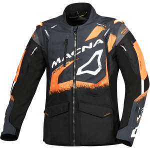 Macna Giacca Enduro  Landmark Nero-Blu-Arancio