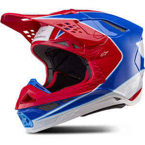 Alpinestars Casco Cross  Supertech S-M10 Aeon Rosso-Blu