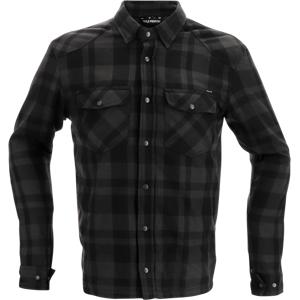 Richa Camicia Moto  Forest Nero-Grigio Scuro