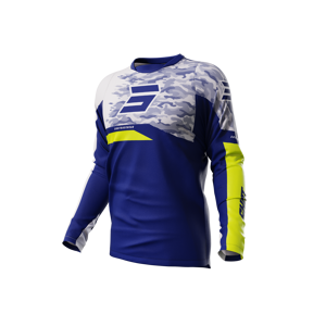 Shot Race Gear Maglia Cross Shot Matrix Blu