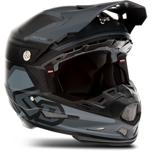 6D Casco Cross  ATR-2 Target Nero