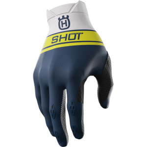 Shot Race Gear Guanti Cross Shot Lite Husqvarna Limited Edition 2023 Blu