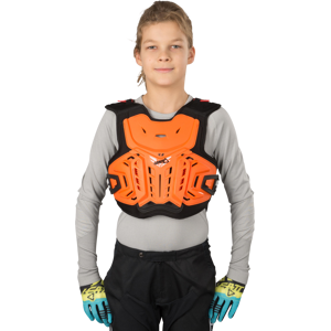 Leatt Pettorina Bambino  4.5 Junior Arancio-Bianco