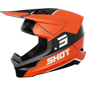 Shot Race Gear Casco Cross Shot Furious Bolt Arancio