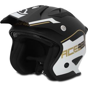 Acerbis Casco Jet  Aria Bianco-Nero-Oro