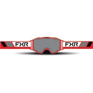 FXR Maschera Cross  Maverick Rossa Lente Fumé