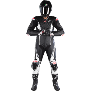 Alpinestars Tuta in Pelle  Racing Absolute Tech-Air® Nero-Bianco