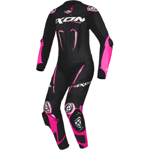 Ixon Tuta in Pelle Donna  VORTEX 3 Nero-Rosa-Bianco