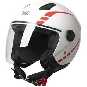 Urban Comfort Wayscral Jet Casco Da Moto Con Visiera Lunga Taglia S Bianco