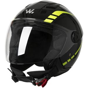 Urban Comfort Wayscral Jet Casco Da Moto Con Visiera Lunga Taglia M Nero