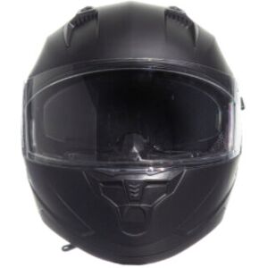 Casco Integrale Doppia Visiera Jfm 2000 Nero Opaco S