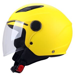 Casco Jet Jfm Baby Giallo Taglia M 49/50 Cm