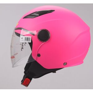 Casco Jet Jfm Baby Fucsia Taglia S 47/48 Cm