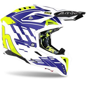 Casco Airoh Off Road Aviator 3 Rampage Blue Gloss