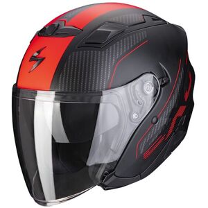 Casco Jet Scorpion Exo-230 Condor Nero Rosso Opaco